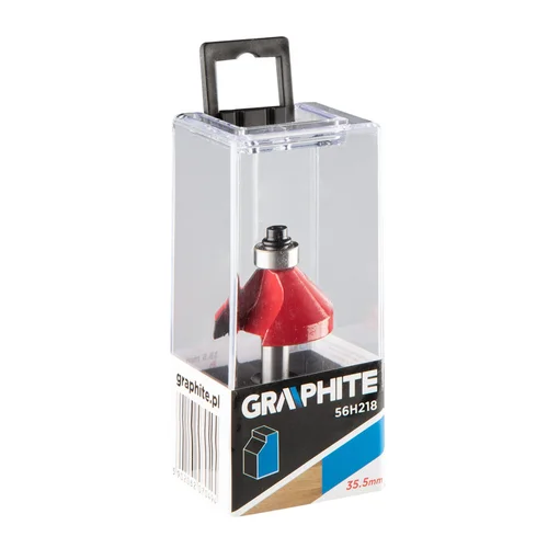 GRAPHITE Frezavimo antgalis HM 35,5 x 15,9 mm, kotas 8 mm image 2