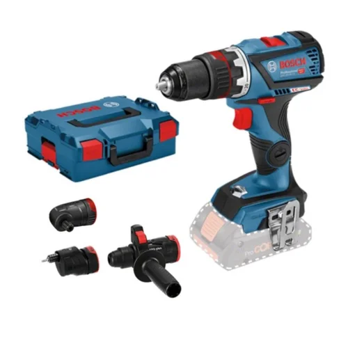 Bosch GSR 18V-60 FC akumuliatorinis suktuvas-gręžtuvas su priedais image 1