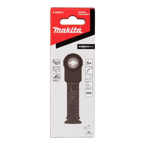Makita B-66438-5 Įgilinamieji pjovimo diskai, 32 mm skersmens, 5 vnt image 3