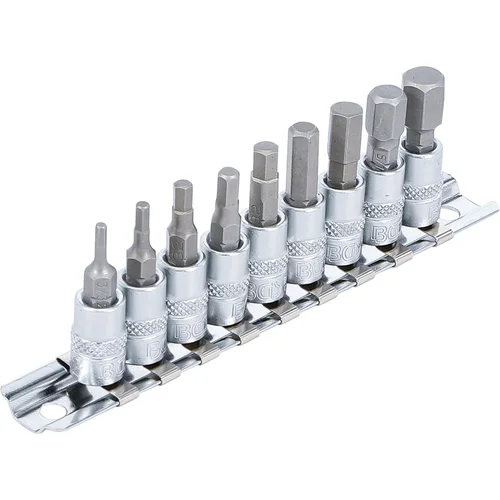 BGS technic 2749 antgalių rinkinys 1/4", 9 vnt. image 1