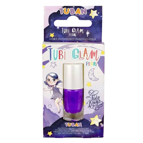 Tuban Tubi Glam ZA5165 purpurinis nagų lakas vaikams, 5 ml image 1