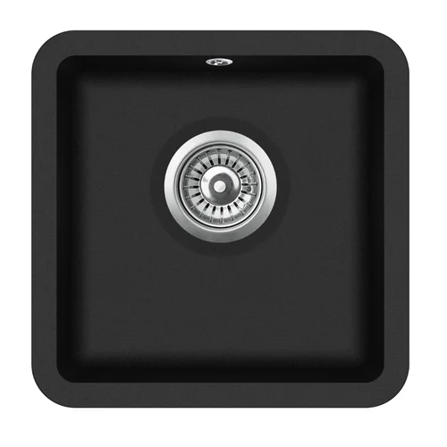 Aquasanita Arca SQA100W 601 Black - Metallic, uždaromas ventilis image 1