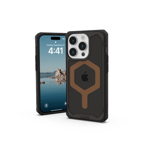 UAG Plyo MagSafe dėklas iPhone 15 Pro, juodas ir rudas image 2