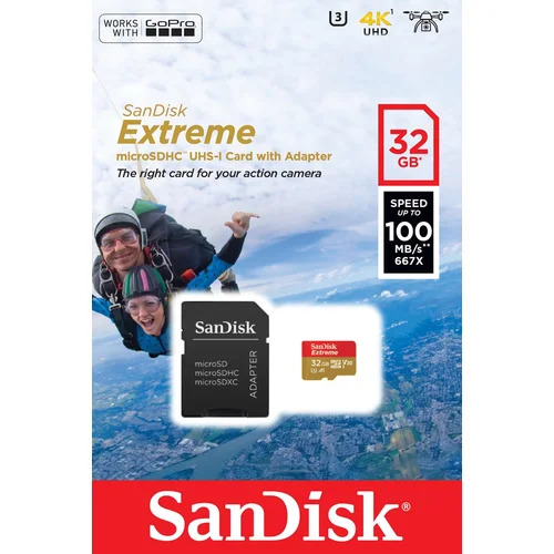 SanDisk Extreme 32 GB MicroSDHC UHS-I image 3