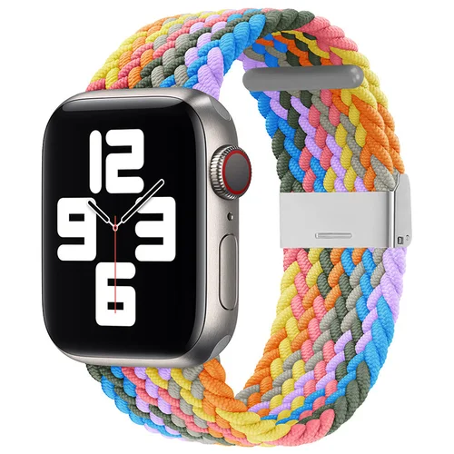 Austas audinio dirželis Apple Watch 38/40/41 mm, daugiaspalvis image 1