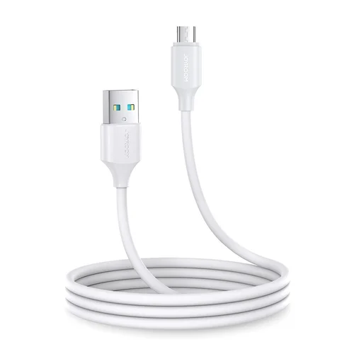 USB kabelis Joyroom S-UM018A9 USB į MicroUSB 2.4A 1.0m Baltas image 2