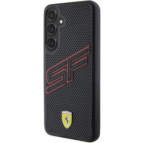 Ferrari Big SF perforuotas dėklas Samsung Galaxy S24, juodas image 2