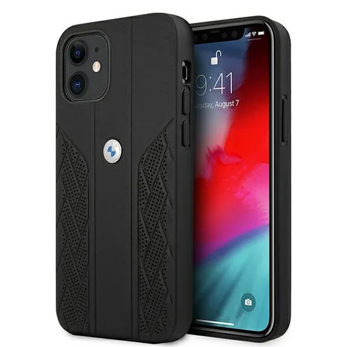 BMW Burbuliukai Perforuoti dėklas iPhone 12 mini, juodas image 1