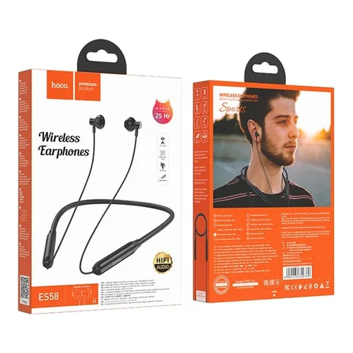 Hoco ES58 belaidės ausinės, Bluetooth 5.0, juodos image 3