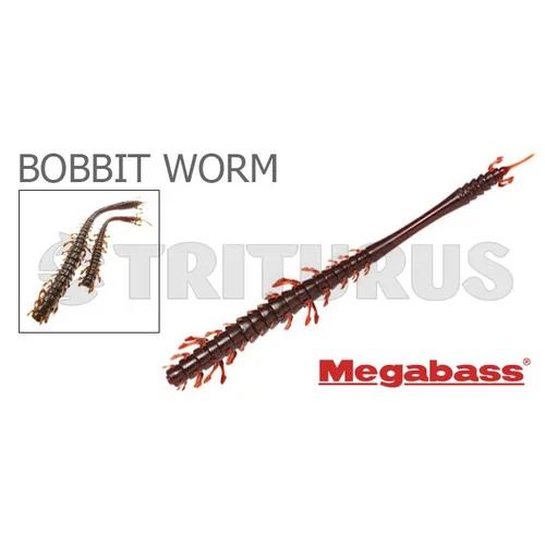 Megabass BOBBIT WORM 15,24 cm GREEN PUMPKIN BLUE image 2