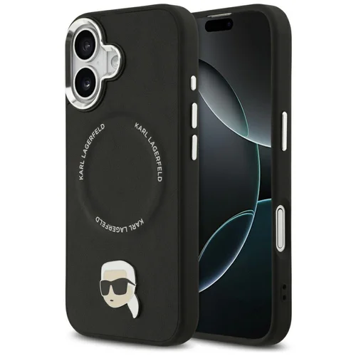 Karl Lagerfeld Karl Pin MagSafe dėklas iPhone 17, juodas image 1