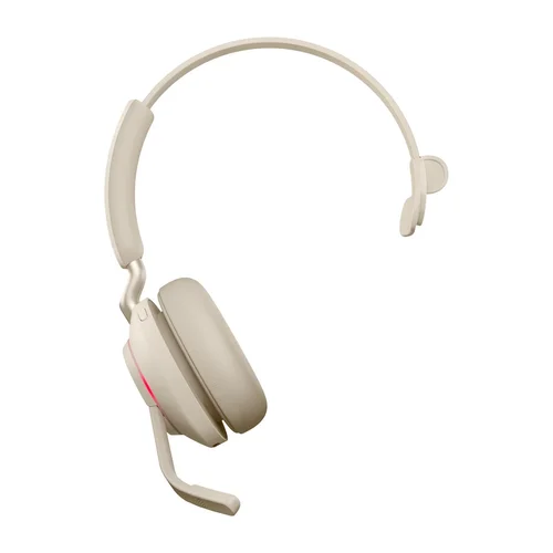 Jabra Evolve2 65 USB-A smėlinės MS Mono ausinės image 1
