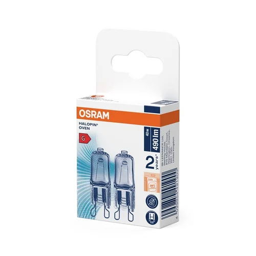 OSRAM 66740 Lemputė G9 40W 230V 2 vnt image 3