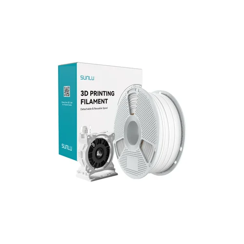 SUNLU PC-ABS filamentas 1,75 mm, baltas image 1
