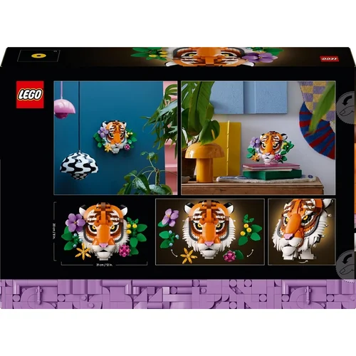 LEGO® Art Gyvūnų kolekcija – tigras 31217, 744 vnt. image 2