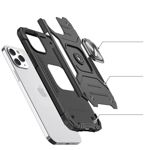 Wozinsky Ring Armor dėklas iPhone 14 Pro, auksinis image 3