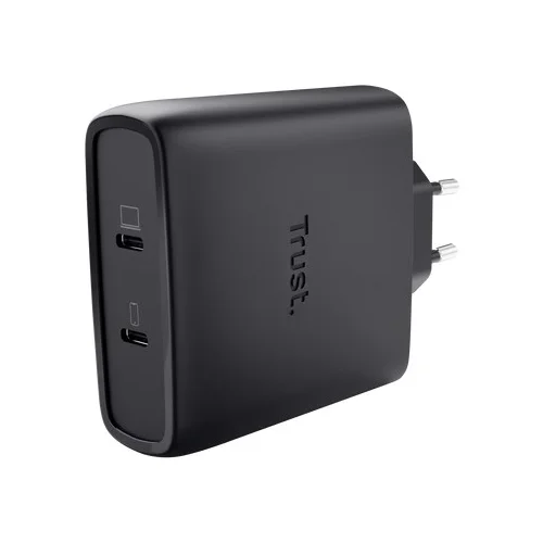 Trust Maxo 100 W dviejų USB-C prievadų GaN įkroviklis image 1