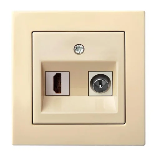 Liregus EPSILON HDMI+TV-002-01E/S, Smėlio spalvos image 2