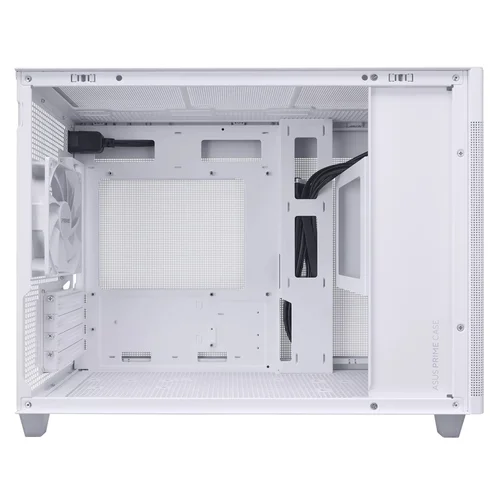 ASUS Prime AP201 MicroATX Mini Tower baltas korpusas image 2