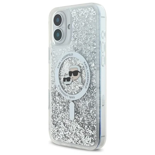 Karl Lagerfeld Liquid Glitter MagSafe dėklas iPhone 16 Plus image 2