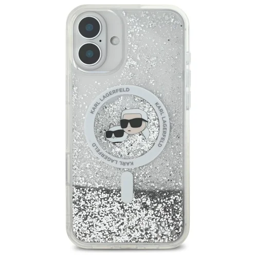 Karl Lagerfeld Liquid Glitter MagSafe dėklas iPhone 16 Plus image 3