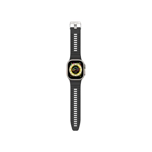 Decoded Ultra Traction silikoninis dirželis Apple Watch 42/44/45/49 mm, juodas image 2