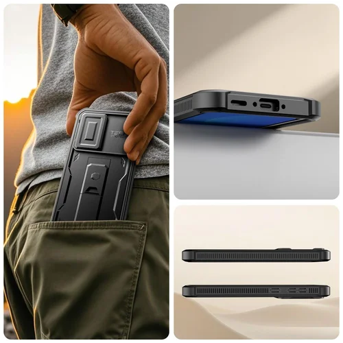 Tech-Protect Kevlar Cam+ dviejų dalių dėklas Samsung Galaxy A36 / A37 5G, juodas image 2
