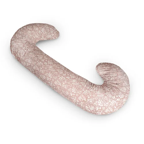 CebaBaby maitinimo pagalvė džersej Duo rožinė gėlės W-885-000-827 image 1