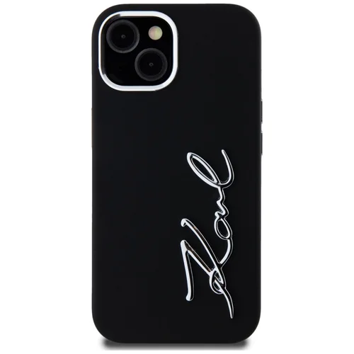 Karl Lagerfeld iPhone 15 dėklas, juodas image 3