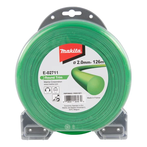 Makita E-02711 Trimerio valas, 2,0 mm, 126 m, apvalus image 1