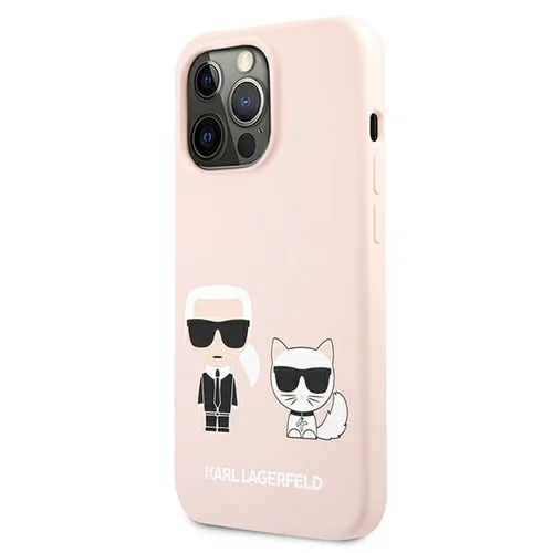 Karl Lagerfeld Karl & Choupette dėklas iPhone 13/13 Pro, šviesiai rožinis image 2