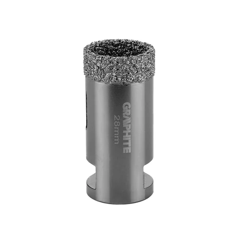 GRAPHITE 55H308 Deimantinė gręžimo karūnelė 28 mm x M14 image 1