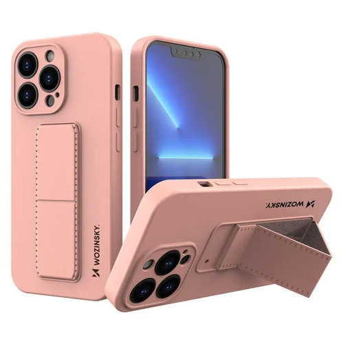 Wozinsky Kickstand Case iPhone 13 Pro rožinis dėklas image 1