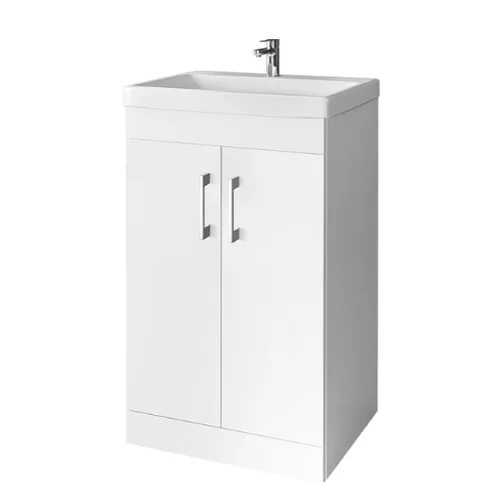 Pastatoma apatinė spintelė Riva SA50FS Balta image 1