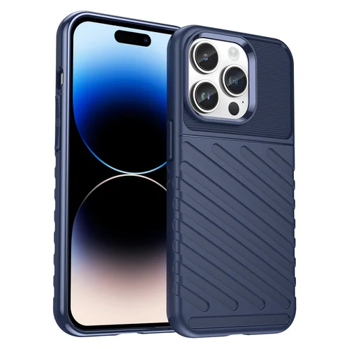Thunder Case iPhone 14 Pro Max mėlynas armuotas dėklas image 1
