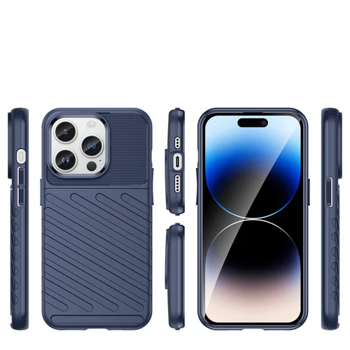 Thunder Case iPhone 14 Pro Max mėlynas armuotas dėklas image 2
