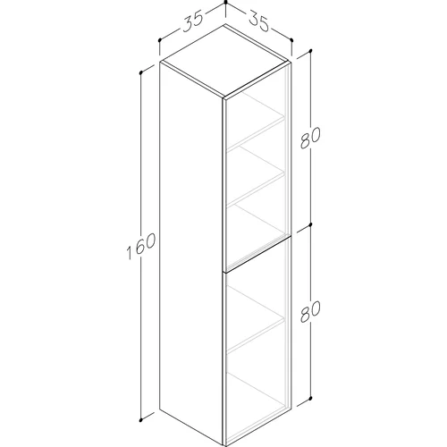 KAME TU/35-2/D2 Ūkinė spintelė image 2
