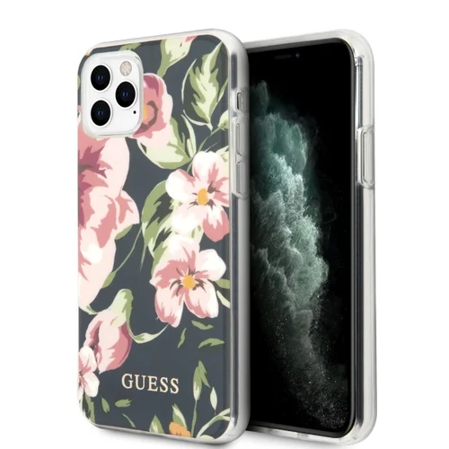 Guess N.3 Gėlių dėklas iPhone 11 Pro Max, tamsiai mėlynas image 1