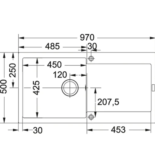Franke Plautuvė MRG 611-100, 114.0176.600 image 2