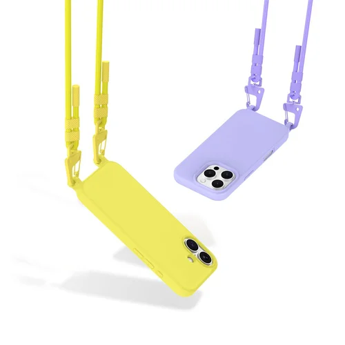 Tech-Protect MagNecklace MagSafe dėklas iPhone 15, levandų spalvos image 3
