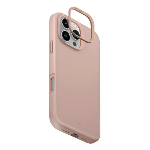 Uniq Lino Hue MagClick dėklas iPhone 16 Pro, rožinis image 3
