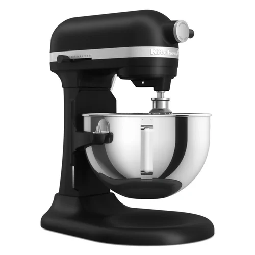 KitchenAid 5KSM55SXXEBM virtuvinis kombainas su pakeliamu dubeniu, 5,2 l, Matinė Juoda image 3