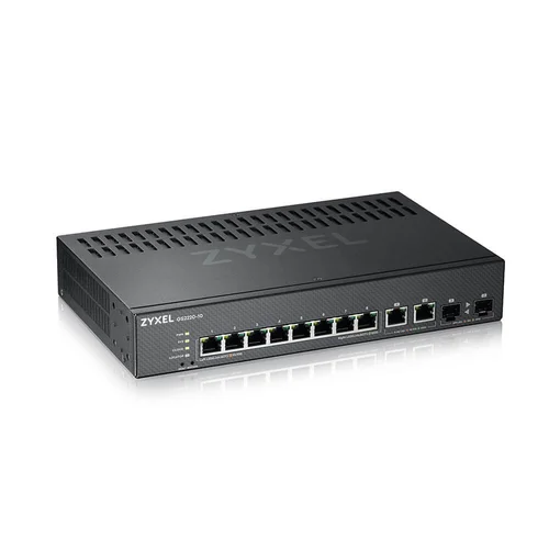 Zyxel GS2220-10-EU0101F L2 Gigabit jungiklis, 10 prievadų, juodas image 1