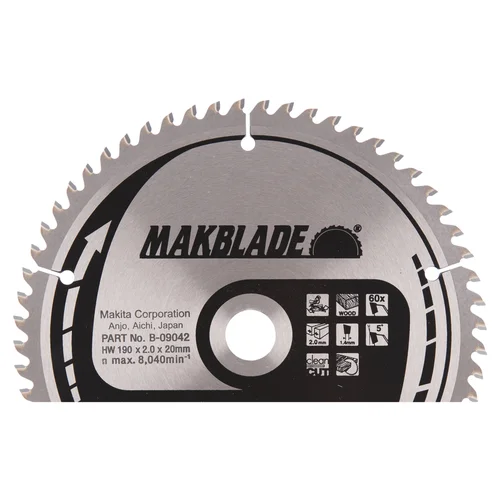Makita B-09042 MAKBLADE 190x2x20mm image 1
