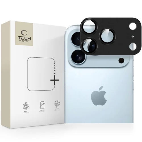 Tech-Protect Camfull Fit+ kameros apsauga iPhone 17 Pro, juoda image 1
