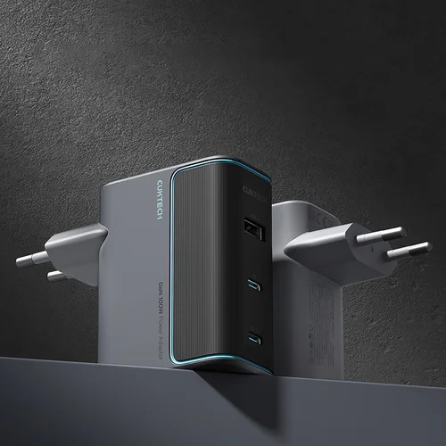 Cuktech CUKAD1003EUG GaN 100 W įkroviklis, pilkas image 3