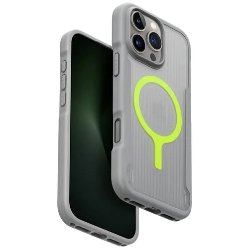 Uniq Combat Active Magclick įkrovimo dėklas iPhone 16 Pro Max, pilkas image 1