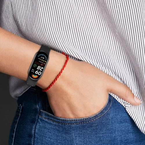 Tech-Protect IconBand Air dirželis Xiaomi Smart Band 8/9/10, žalias ir juodas image 3