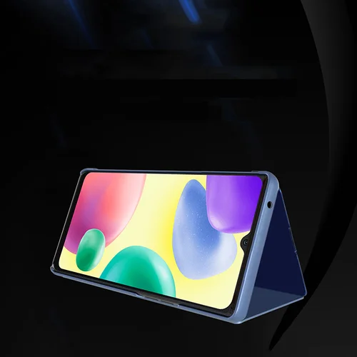 Xiaomi Redmi 10C „Skaidraus vaizdo“ atverčiamas dėklas, rožinis image 3