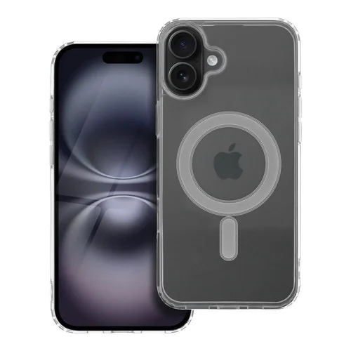 Skaidrus Mag Cover dėklas iPhone 16 Plus MagSafe image 1